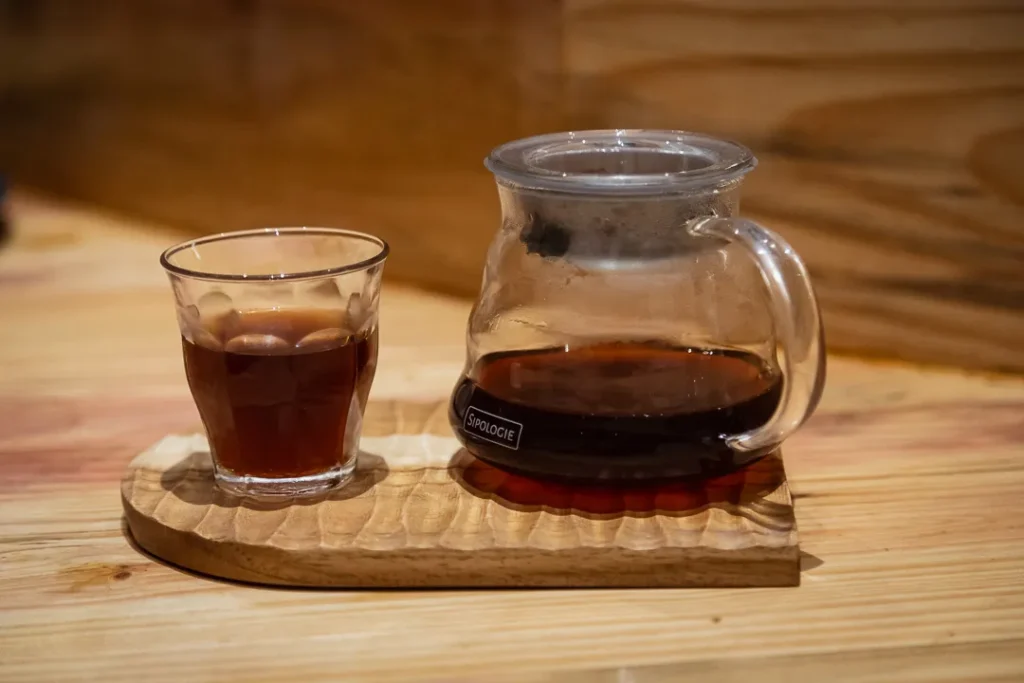 pour over and espresso coffee at overflow coffee in lucknow
